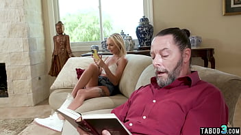 Preview 1 of Www Porno Hemofroditi Com - Petite blonde teen Chloe Temple fucked hard next to her shocked stepfather
