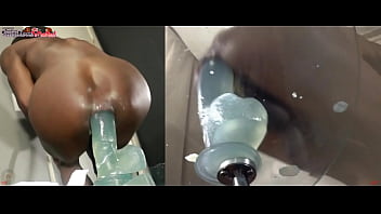 Preview 1 of Xxxx 2019 Video Hd - TWO ANGLES 1&amp_6| Huge Dildo Riding Balls Deep Ass Fucking Extreme Anal Twink