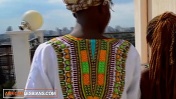 Preview 1 of Xnxx 3pq V S - Flirty Nigerian MILF Convinces Ex worker To Lick Her Pussy!