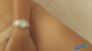 Preview 2 of Xxvodio Felem - Petite Japanese chick takes a shower and finger her tight pussy