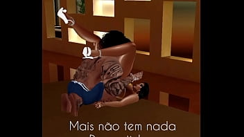 Preview 1 of Jav Mom Lucky Boy - Morena com cara de santa mais &eacute_ muito safada... Historinha do imvu