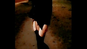 Preview 2 of Tiny Pyss - Annemieke waiting for the bus