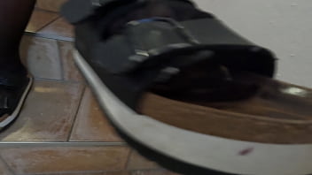 Preview 2 of Www Xxx Mb 7 - German BBW - Birkenstock JOI - I sniff my sandals while talking do you