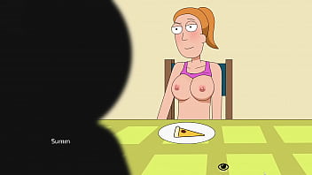 Preview 1 of Sudan Centre - rick and morty a way back home summer footjob