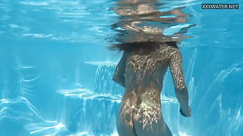 Preview 4 of Japanese Miad Pov - hot Hungarian Bonnie chick swimming