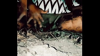 Preview 4 of Phim Sex Ga Tang Hinh Bien Thai - Slutty transvestite wallowing in the mud,  putting bottles up her ass