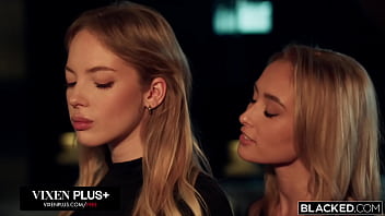 Preview 3 of Sunny Leones Red Xxx In Bed - BLACKED BBC Crazy Spies Bella Spark And Kelly Collins Share Jason Luv&#039_s Cock
