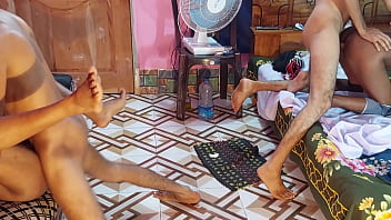 Preview 3 of Sleeping Xnxxxmom - Foursome  two guys and two girls village fuck Christmas pejent fantastic Sex bikini hot cute Sex   ... Hanif and Popy khatun and Mst sumona and Manik Mia
