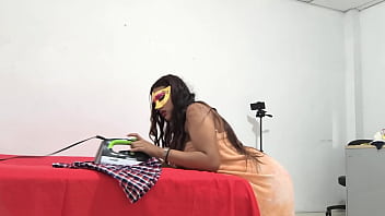 Preview 2 of Jabar Jast Doing Sex Video - An 18-year-old student fixes her uniform to go to class in the morning. She&#039_s a cute,  sexy chubby girl.