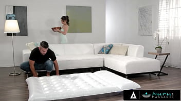 Preview 1 of Kenh Sex Hd - NURU MASSAGE - Passionate Man Shoots A Big Load Inside His Busty Wife During Romantic Fuck