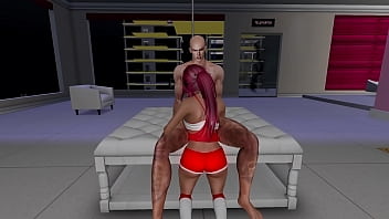 Preview 2 of Amcx Qanadan - Cheerleader Sucks Blindfolded Second Life