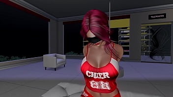 Preview 1 of Amcx Qanadan - Cheerleader Sucks Blindfolded Second Life