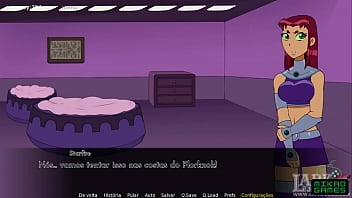Preview 4 of Backstage Peek 18yo - Teen Titans ep 19 Boquete da Novinha Kitten e primeiro Anal de Starfire