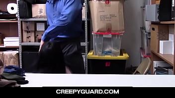 Preview 3 of Katorse Pinoy Movie - CreepyGuard - Amilia Onyx In Hidden Goods in Her Tights Ass