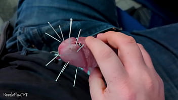 Preview 2 of Ride Goat - Ruined Orgasm with Cock Skewering - Extreme CBT,  Acupuncture Through Glans,  Edging &amp_ Cock Tease