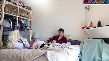 Preview 2 of Mom Son Family Fuck Story - Short skirt stepdaughter begs stepdad to fuck her pussy