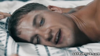 Preview 4 of Busty Teen Anal Rape - Brandon Anderson loves fucking the tenant Des Irezs tight hole and he even make him take his cum