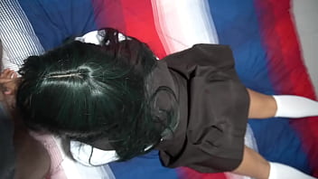 Preview 1 of Alabina Porn - maestro cachondo convence a deliciosa colegiala para tener sexo a cambio de mejores calificaciones