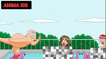 Preview 4 of Bigs Ada Mom - VELHO COM TES&Atilde_O INVADE PISCINA COM DUAS NOVINHAS FOGOSAS