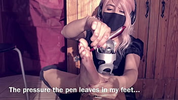 Preview 3 of August Taylor Bazzers - haidi feet asmr describing my feet