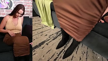 Preview 2 of Indian Spy Piss - Alisha is trying on a simple zip halter and I take a peek inside