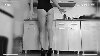 Preview 3 of Mon S On - Housewife fucked in the kitchen on hidden cam