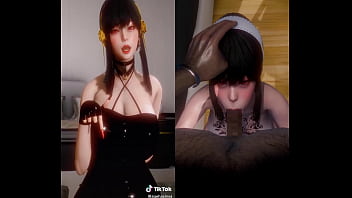 Preview 3 of Preston Parker Ass Parade - [R18 Tiktok] SPY&times_FAMILY Secret Account YorForger Tiktok dance