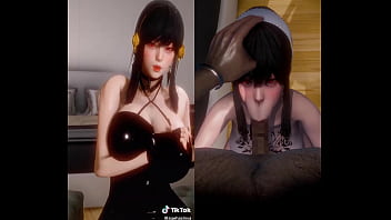 Preview 4 of Preston Parker Ass Parade - [R18 Tiktok] SPY&times_FAMILY Secret Account YorForger Tiktok dance
