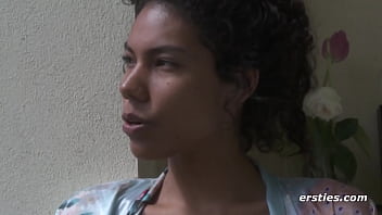 Preview 2 of Russian Son Seduces Mom - Ersties: Sexy Columbian Babe Masturbates In the Afternoon Sun