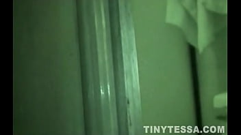 Preview 1 of Xnxx Blue - Tiny Tessa fingering her pussy solo