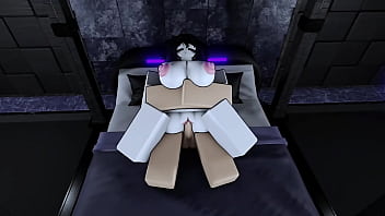 Preview 4 of Mama Hot Anak - Fucking my shy friend until I cum on her face on Roblox