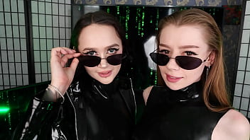 Preview 2 of Hd Xxx Sexy Faking Videos - The Matrix hot threesome movie with anal fisting