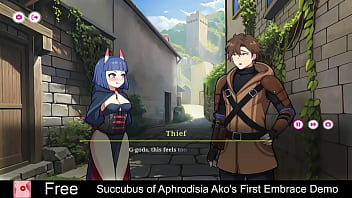 Preview 3 of Nxxmrrm - Succubus of Aphrodisia: Ako&#039_s First Embrace Demo