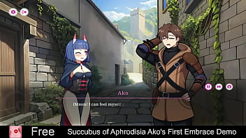 Preview 4 of Nxxmrrm - Succubus of Aphrodisia: Ako&#039_s First Embrace Demo