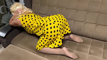 Preview 1 of Agama Yaman Part 1 - Stepmom put her stepson&#039_s dick in her mouth and offered her ass for amateur anal sex
