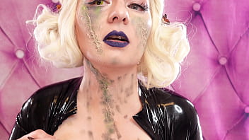 Preview 4 of Wolke Hegenbarth - Make-up with scars in process - with liquid latex and cottonwool. (Arya Grander)