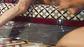 Preview 4 of Amin Video - Threesome  Sex Two guys and one Hot bikini girl  Fucks At home fantastic fucks    ..... Hanif and Mst sumona and Manik Mia
