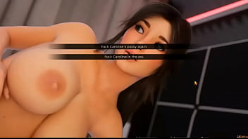 Preview 2 of Kristen Scot In Game - My StepSister Rented a Hotel Room ?! I Fuck Her in Her Pussy ?! Milfy City Season 1 Episode 26