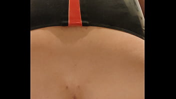 Preview 4 of Helping Nude - Latexi69 butt plug play