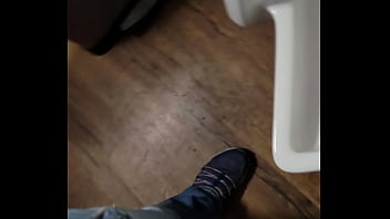 Preview 1 of Aishwarya Sakhuja Hot - Taylor Diamond humiliates herself in a public restroom by licking a urinal