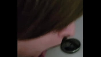 Preview 4 of Aishwarya Sakhuja Hot - Taylor Diamond humiliates herself in a public restroom by licking a urinal