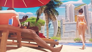 Preview 1 of Bigs Balls - Tracer find a cock on the beach