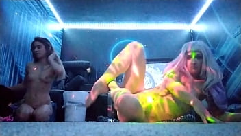Preview 3 of Wwwindian Dot Com - Tasia and Pamela Morrison Nude Techno Dancing Humping