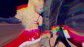 Preview 4 of Sleeping Night Boy Sex Girl - MERRY CHRISTMAS NATASHA TEEN PRODUCTIONS ORGY ISABELLA UZCATEGUI ,  DANIELA GARCIA,  CYBER SHOT ,  MELL BLANCO