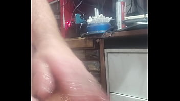 Preview 2 of Socks Teen - Hankeys dildo bottoms out