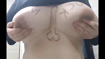 Preview 4 of Damad Saas Sex Pakistan - The body painting is so sexy
