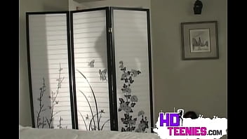 Preview 2 of Cina Coupk - Sweet Brunette with big dick fitting her bikini