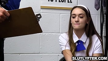 Preview 2 of Incent Mother - Officer Tommy Gunn offered his real cock for curious teen Sera Ryder