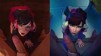 Preview 3 of Ranjan Kumar - D.Va Loves To Suck Cock - Overwatch 2 Porn