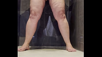 Preview 4 of Pemandanganya Mlm Pertama - BBW Morning piss in shower - nice and slow